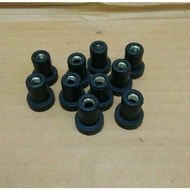 WallNut Windshield Visor Rubber Nut Nmax Lexi PCX150 160 Aerox CBR Ninja CBX Universall