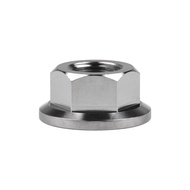 Wanyifa Titanium ถั่ว M5/M6/M8/M10/M12/M14/M16หน้าแปลน Hex Nut Titanium Alloy DIN6923สำหรับจักรยานรถ