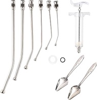 Talk-Satisfied Baby Bird Feeding Syringe Feeding Tubes for Birds Parrot Hand Feeding Syringe with 6 