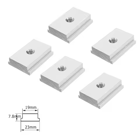 5pcs M6/M8 T Slot Nut T-Track Sliding Nut For Woodworking Tool Slot Fastener For Table Saw 30model T