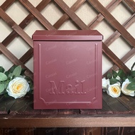 Outdoor post mailbox letter box  rainproof rustproof