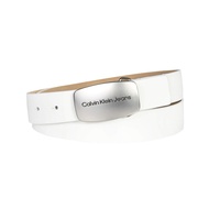 Women's Casual Plaque Buckle Ck Jeans Belt