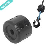 HSHELANXB Hook Stopper, Multifunctional Black Cable Stopper, Heavy Rubber Cable Line Saver Outdoor