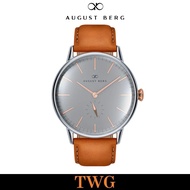 August Berg Nordic Granite Silver | 40MM | 10140H04LBN20