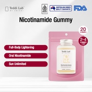 【Official】Unichi Nicotinamide Skin Nourishing Gummy 20 Gummies, Teddi Lab Gummy【Excluded from Promot