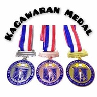25pcs MEDAL KAGAWARAN 5CMS SILVER GOLD BRONZE