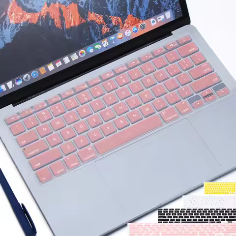 Colorful Soft Silicone Keyboard Cover Sticker Film Protector For Apple Macbook Pro Air 13" 15" 17" C