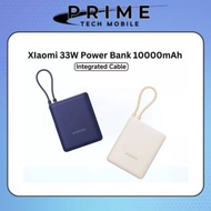 Xiaomi 33W Power Bank 10000mAh (Integrated Cable) | 33W | Charge Up To 3 Simultaneously | PowerBank