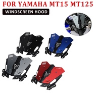 Motorcycle Accessories Front Windshield Wind Deflector  Windproof Guard Windscreen For Yamaha MT15 M