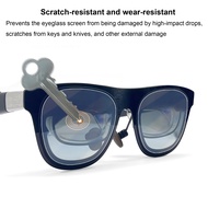 ชุดฟิล์มป้องกันแว่นตาเออาร์กันรอยขีดข่วนความละเอียดสูงสำหรับฟิล์มเลนส์สัตว์เลี้ยงด้านหน้า XREAL One/