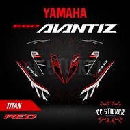 YAMAHA EGO AVANTIZ 125 | MOTOR STICKER STRIPE CUSTOM STRIPE STICKER TITAN EDITION