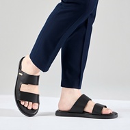 Dép Nam MWC 9208 - Dép Nam Hai Quai Ngang Chất Liệu Da Tổng Hợp Bền Đẹp Lịch Lãm