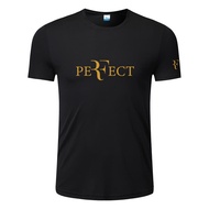 Sports Federer Tennis Suit Men's 100% Breathable Tennis T-shirt Top Tennis Sport