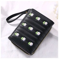Women's Wallet 3-Fold Wallet Cute Aesthetic Wallet Beautiful Premium Flower Wallet