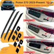 Proton S70 2023-Present Rear Trunk Trim/Rear Emblem Logo S70 Protector Cover For S70 Car Accessories