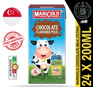 MARIGOLD UHT Chocolate Milk 200ML X 24 (TETRA) - FREE DELIVERY within 3 working days!