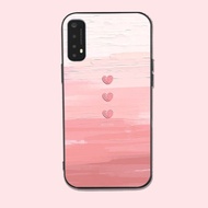 Phone case for oppo realme 7 / realme 7 pro with colorful hearts