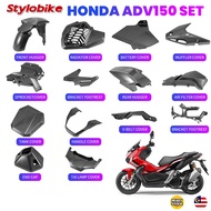 Honda ADV 150 ADV 160 Full Carbon Coverset Water Transfer ADV150 Accessories ADV Carbon Cover Set