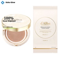 dalba Serum Glow Fixing Cover Cushion Set 17g + Refill 17g Shade 21 Radiant Glow Smooth Skin Premium