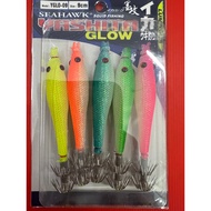 SEAHAWK YASHITA *Soft Body* GLOW-LUMINOUS 9cm Candat Sotong*candat mayat