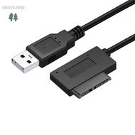 [GrandLarge] PzzPss USB 2.0 To Mini Sata II 7+6 13Pin Adapter Converter Cable For Laptop CD/DVD ROM 