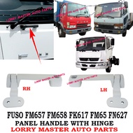 J14S06 PANEL HANDLE WITH HINGE FUSO FM657 FM658 FN627 FM65 FK617 LORRY TRUCK AKSESORI