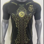 2425 Algeria Black Training Jersey Fan Version Football Jersey Jersey Short Sleeve Top