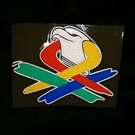 STIKER MOTOR BENETTON PANGKAH / PANGKAH HELANG REFLECT CUTTING
