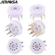 9PIN Tube Socket Ceramic B9A Valve Socket PCB Mount For 12AX7 12AU7 E88CC 5670 6N2 6922 ECC83 Vacuum