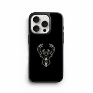 Softcase Casing Case iphone 17 16 15 14 13 12 11 Pro Air Max Mini Plus X Xs Max XR Milwaukee Bucks B