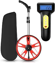 Auto Dynasty Measuring Wheel Digital Display, 3-Sections Foldable Telescoping LED Distance Measuring
