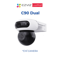 Camera WIFI EZVIZ C90/H90 2K+ & 2K+ Ống Kính kép Phòng thủ chủ động với còi báo động & đèn chớp Phát