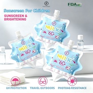 FJ Baby Sunscreen SPF60 Sunscreen PA++++ Sunblock Hypoallergenic Alcohol-Free Sunscreen For Kids