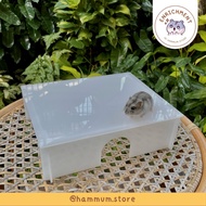 PUTIH Maze Hamster White Empty A37 | Hamster Maze | Hamster Hideout | Syrian Hideout House