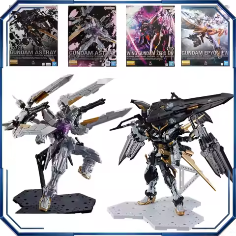 BANDAI Cross Contrast Colors MG 1/100 Gundam Astray Action Figures Gundam Epyon EW Model Toys Wing G