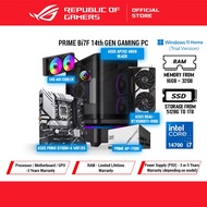 PRIME Bi7F 14th GEN GAMING PC ( INTEL CORE i7 / NVIDIA RTX5060Ti O16G / 16GB RAM / 512GB SSD )