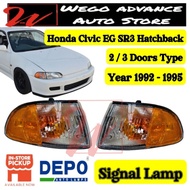 Honda Civic SR3 EG6 EG Hatchback 2 Door Corner Signal Lamp Light 1992 - 1995 New 1 Pair Left Right