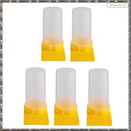 [L W H Y] Honey Point Water Feeder Bee Hive Entrance Feeder, Beekeeping Tools (5-Pack)