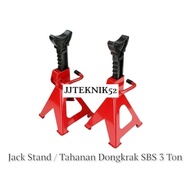 MERAH 3TON JACK STAND 2PCS JACK RESISTANCE JACK 3 TON 3TON 3T RED SBS