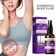 Sadoer Inhibit Hair Growth Spray Inhibit Underarm Leg Hair Spray 30ml E5p3
