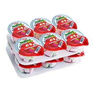 Eago Mellow Dip With Jam Marshmallow Strawberry 22 G. 12 Pieces