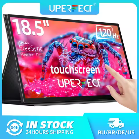 UPERFECT 120Hz Portable Monitor Touchscreen 18.5" 1080P 100% sRGB FreeSync HDR Gaming Display For Mi