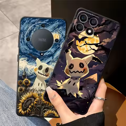 Funny Pokemon Mimikyu Funda Phone Cover Case for Honor 90 Magic5Lite 8X X5b 200 400 Lite X8 X7 70 X6