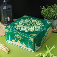 (3pcs) Tart Cake Box, Mika Tart Box, Eid al-Fitr 25x25x12cm - IFGB