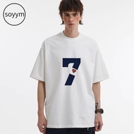 Soyym Korean purchasing T-shirt unisex style cottonPURE number 7