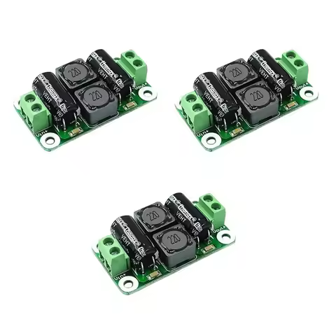 AT82-Class D Power Amplifier 3Pcs 0-50V 4A DC Power Supply Filter Board Interference Suppression EMI
