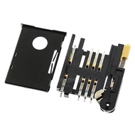 5pcs/lot SIM Card Holder KF-016 Card Slot 6+2P Drawer Type 8P SIM900A Card Holder Pull-out I C Holde