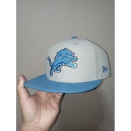 New Era fitted hat size 7 3/4 (61.5 cm) embroidered logo 'Detroit Lions'