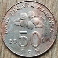 Koin Malaysia 50 Sen 2010