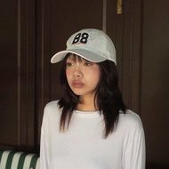 88R — Dad’s Cap (White) หมวกแก๊ป ปากลายโลโก้